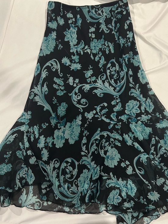 vamp Dresses & Skirts - vintage blue and black midi skirt